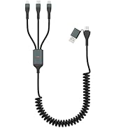 coiled multi charging cable