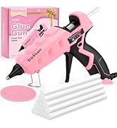 THINKLEARN Hot Glue Gun Full Size, 60/100W Dual Temp Glue Gun with 15 Glue Sticks(7/16''), Heavy ...