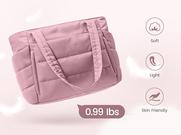 Lightweight and puffy