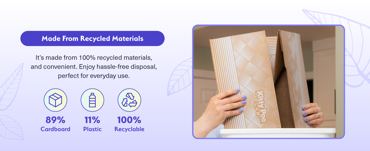 cat litter disposable box leak-proof silica crystal clumping odor control low dust natural plant