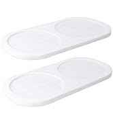 2 in 1 Creative Silicone Coaster for Kitchen and Bathroom to Place Soap Dispensers, Tumbler, Toot...