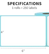 4x6 thermal labels