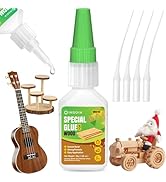 Wood Glue, 30g Clear Woodworking Adhesive for Furniture Repair and DIY Crafts – Super Instant Glu...