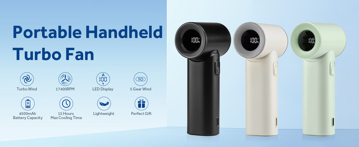handheld portable fan