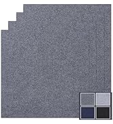 Emaraxy Peel and Stick Carpet Floor Tiles 24x24 Inch, 20 Pack Tile Carpet Squares, 4.5mm Thick Se...