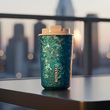 KOYASU Indigo Blue Titanium Mug: 1668°C, crystalline texture, medical grade, no metallic taste.