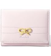 RNIEGA Small Wallets Cute Coquette Bow Wallet ID Credit Card Holder for Women Girls