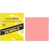 Thermal Pad 15.8 W/mK, 100x100x3mm, Non Conductive Heat Resistance High Temperature Resistance, S...
