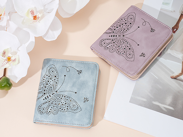 slim wallet women