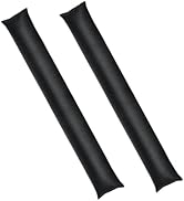 Espusta 2Pcs 5FT Water Activated Flood Barriers, Sandless Sandbags for Flooding, Resuable Flood W...