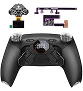 eXtremeRate Spark Back Paddles Kit for PS5 Controller BDM-030 040 050 060, OLED Display + Clicky ...