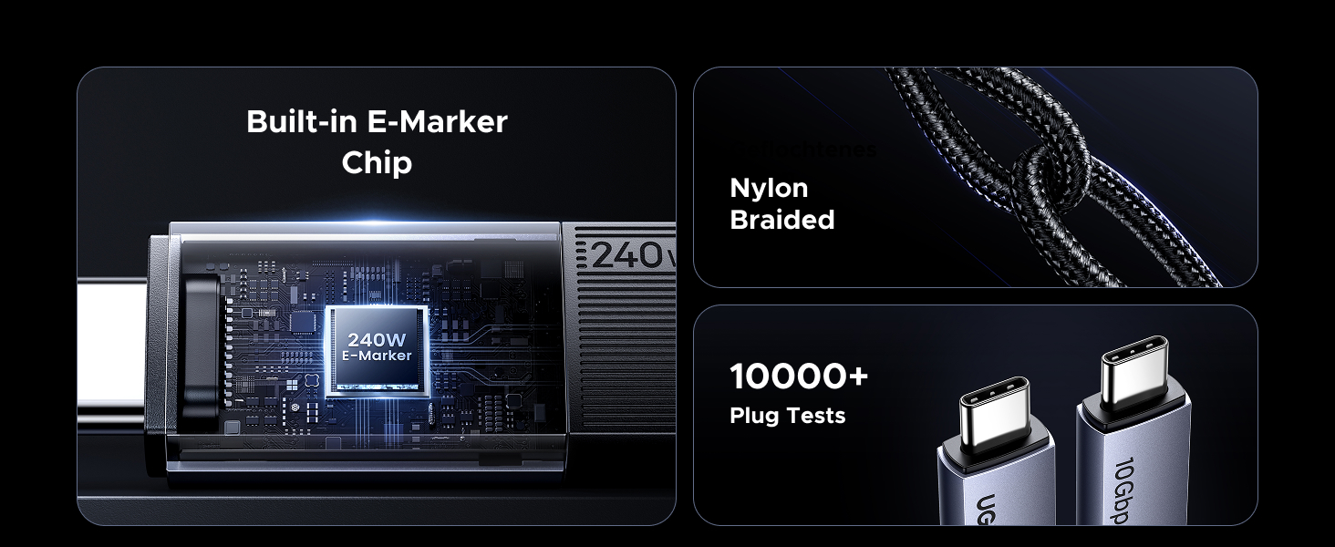 Built-in E-Marker Chip
