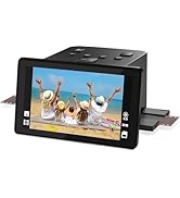 Film and Slide Scanner – Convert 35mm, 126, 110 Film Negatives & Slides to 22MP Digital Photos – ...