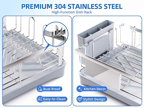 dish racks for kitchen counter