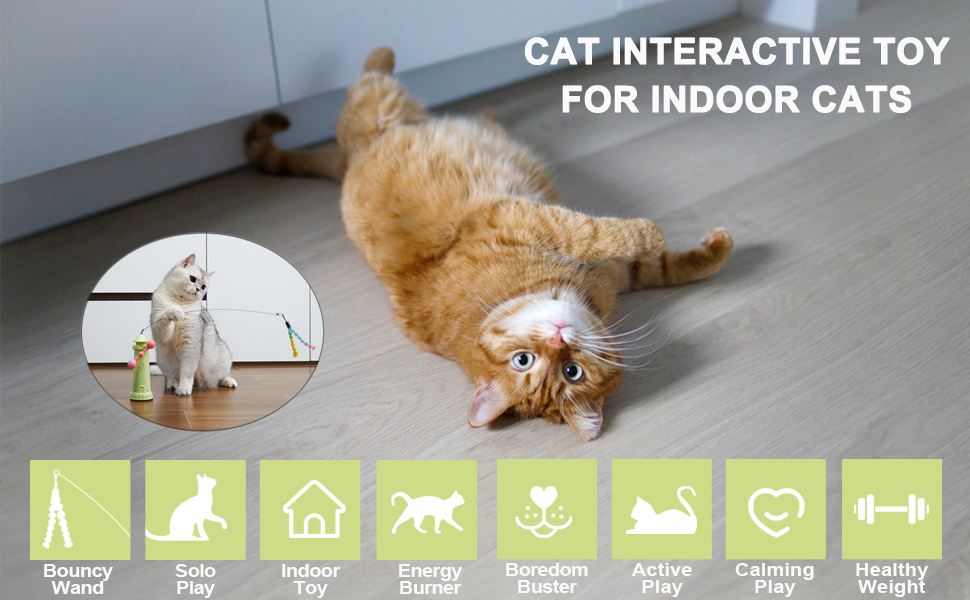 cat interactive toys for indoor cats