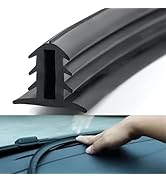 Hugwits Car Dashboard Seal Strip, 2M/6.56Ft Cuttable Rubber Center Console Soundproof Dustproof S...