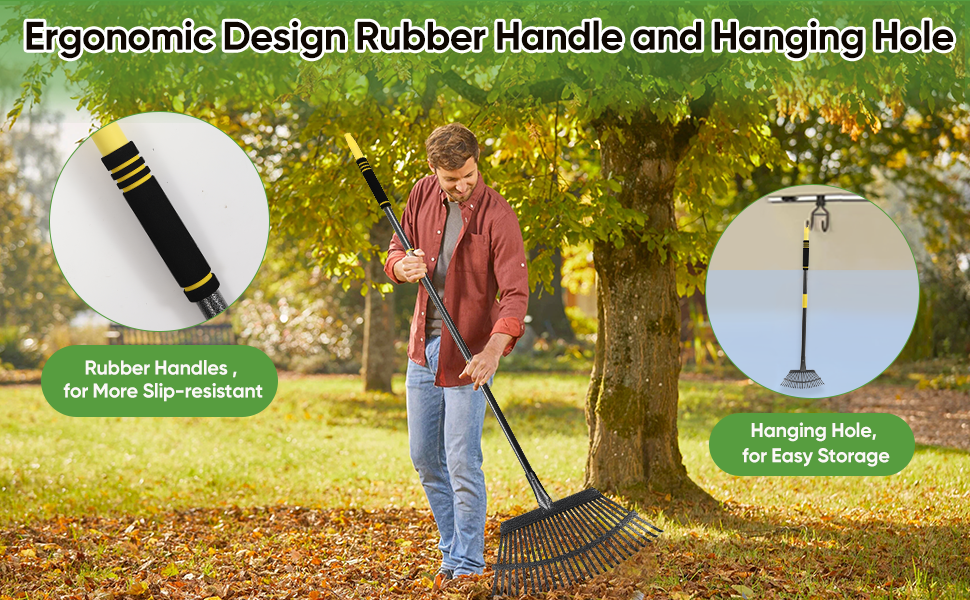 leaves rakes for lawns