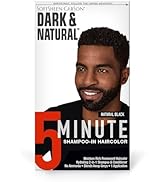 SoftSheen-Carson Dark & Natural Hair Color for Men 5 Minutes, Natural Looking Gray Coverage for U...
