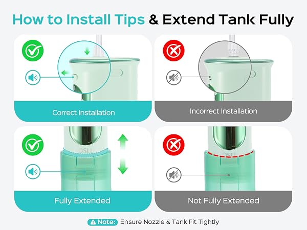 COSLUS T50 Portable Water Flosser for Travel