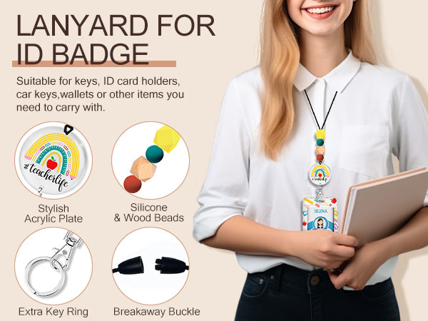 Teacher ID Badge Holder