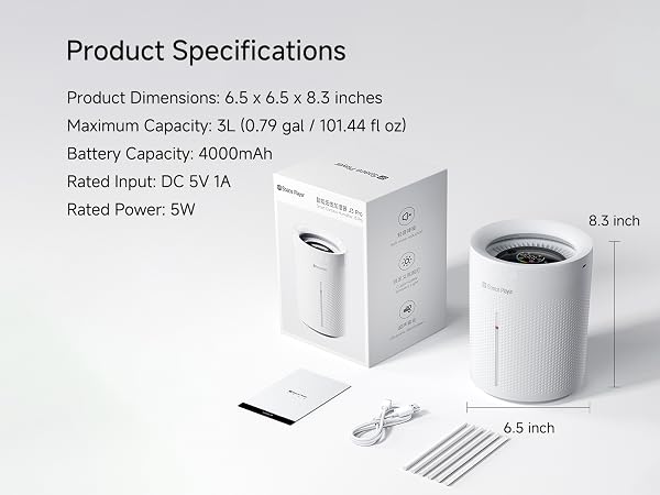 top fill humidifier
