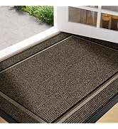 Front Door Mat Outside Entrance Indoor Doormat, 32" x 20" Outdoor Mats for Patio Waterproof, Outd...