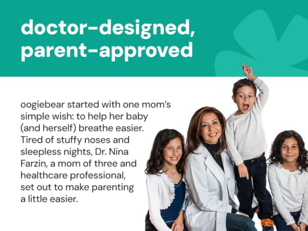 comes with our patented scoop for safe and efficient booger and ear wax removal!
