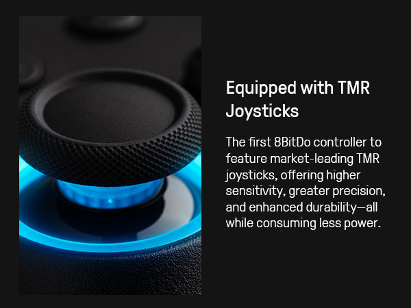 wireless gaming controller windows android hall effect triggers tmr joysticks