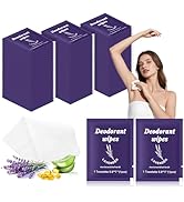 Travel Deodorant Wipes Individually Wrapped,Body Wipes to Clean Skin for Women Men(Lavender,pack ...