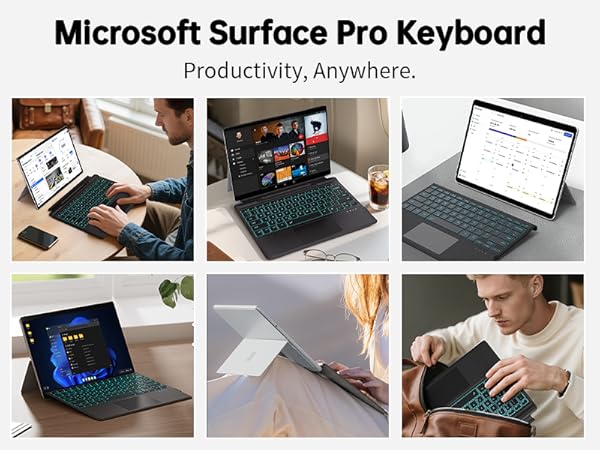 surface pro keyboard with slim pen