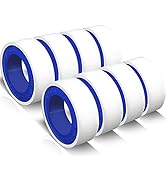 VOTMELL 8 Rolls 1/2 Inch(W) X 520 Inches(L) Teflon Tape,for Plumbers Tape,PTFE Tape,Water Pipe Se...