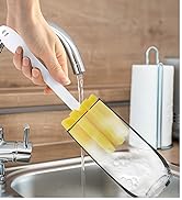Lola Glass & Jar Sponge Brush Foam Dishwasher Safe Non-Scratch Perfect for Glasses Mugs Bottles