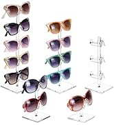 MOOCA 5 Pcs Premium Acrylic Glasses Stand, Eyewear Display, Sunglasses Organizer, Eyewear Holders...