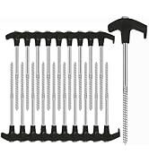 Cheardia 20 Pack Tent Stakes Heavy Duty, 8 Inch Tent Stakes Tent Pegs Camping Non-Rust Ground Sta...