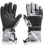 BOSONER Ski Snowboard Gloves, Waterproof Winter Warm Gloves, Cold Weather Touchscreen Snow Gloves...