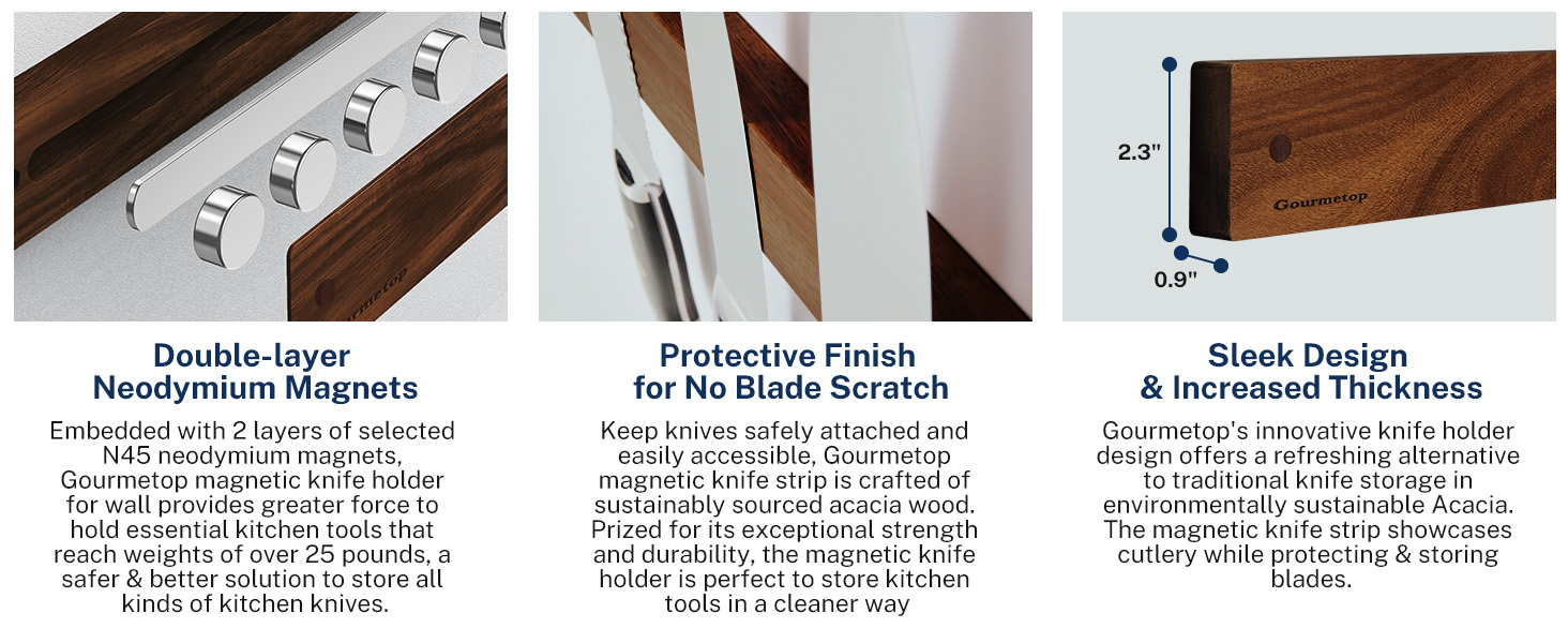 magnetic knife holder knife magnetic strip magnetic knife holder for wall magnetic knife strip