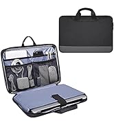 15.6 Inch Laptop Sleeve Bag, Waterproof Men Women Business Briefcase with Accessories Organizer f...