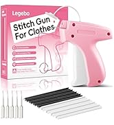 Legebo Stitch Gun for Clothes, Handheld Stitch Gun Quick Clothing Fixer, Portable Tagging Gun for...