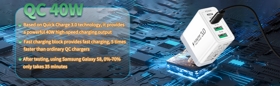 usb charger block fast charging