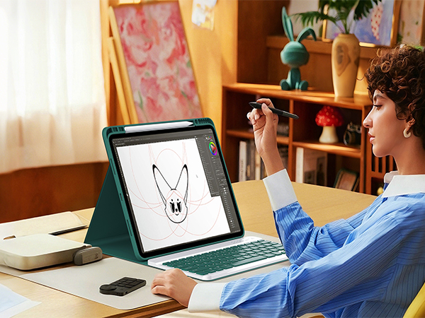 ipad pro 13 inch case 2024 with keyboard ipad 13 pro case with keyboard apple ipad pro 13 inch m4