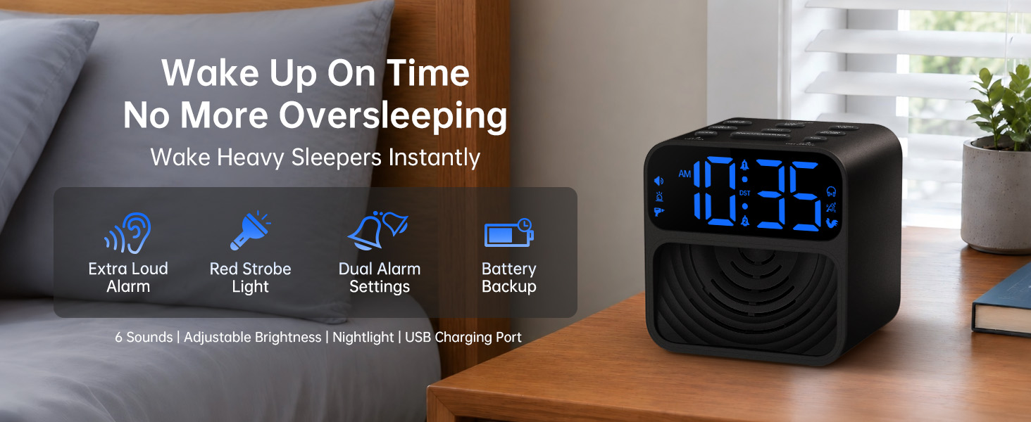 alarm clock for heavy sleepers