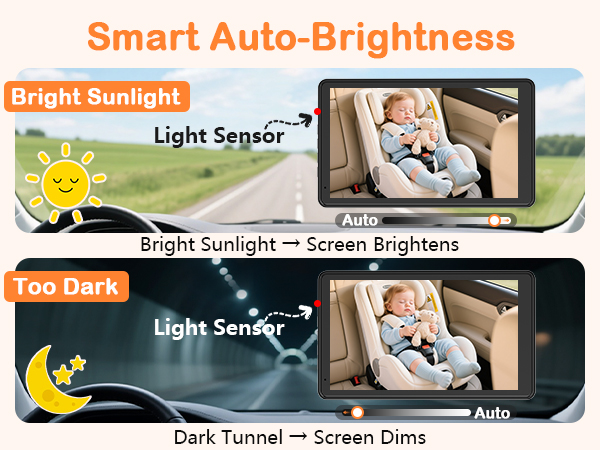 camera for baby in car