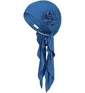 Alnorm Pretied Head Scarves for Women Featuring Long Tail Finish Made of Stretchy Viscose