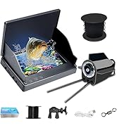 Underwater Fish Finder Fishing Camera, 4.3 inch IPS Screen, IP68 Waterproof Fishing Camera 5000mA...