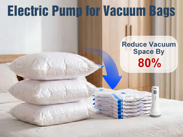 rechargeable pump for vacuum bags