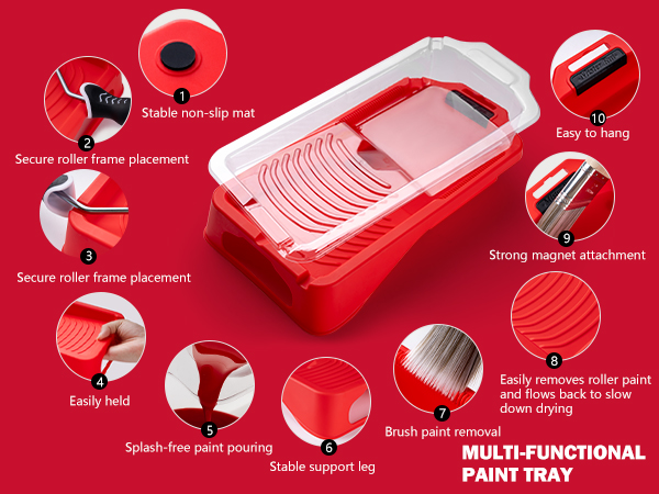 paint tray, small paint roller tray, paint tray with liner