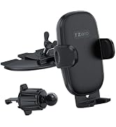 1Zero Easy One-Button Release CD Phone Holder for Car, Universal Air Vent & CD Slot Phone Mount, ...