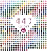 447 Colors Diamond Painting Gems, 89400 5D Round Painting Beads for Drills Painting Missing and D...