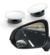 LivTee Blind Spot Car Mirror, Oval HD Glass Frameless Convex Side Mirror Blindspot, Reusable 360°...