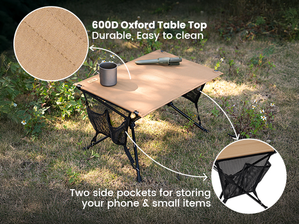 backpacking table
